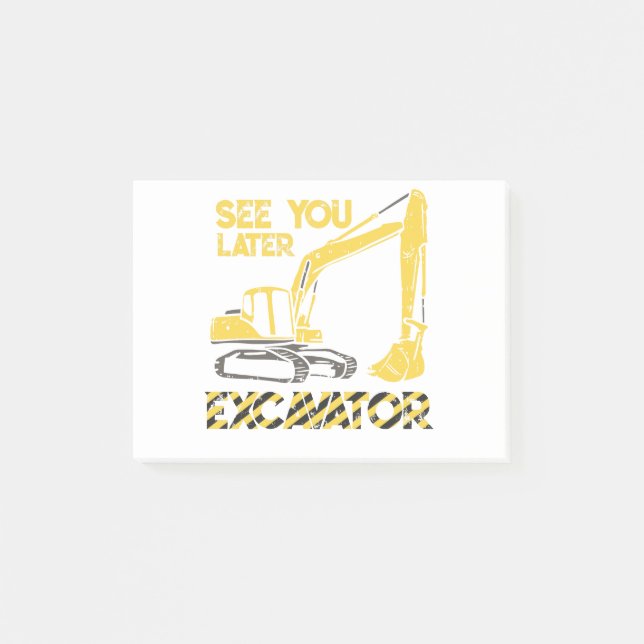 Post-it® Lac You Later Excavator (Devant)