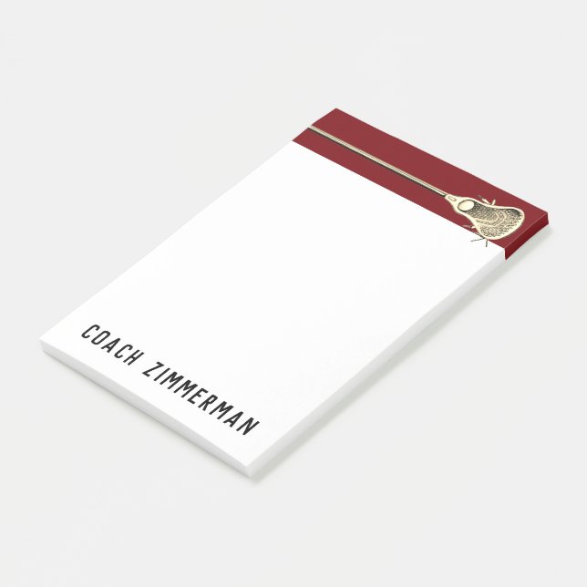 Post-it® Lacrosse personnalisé (Incliné)