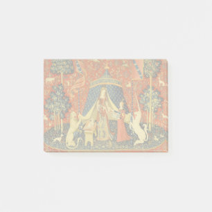 Post-it® Lady et l'art de la Tapisserie médiévale Unicorn