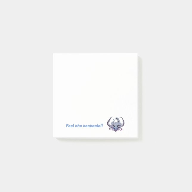Post-it® Lady tentacle post-it notes (Devant)