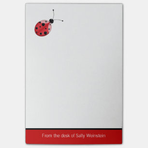 Post-it® Ladybug Post It Note Pad