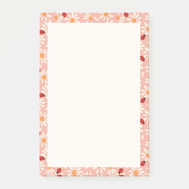 Post-it® Ladybugs and Daisies (Devant)