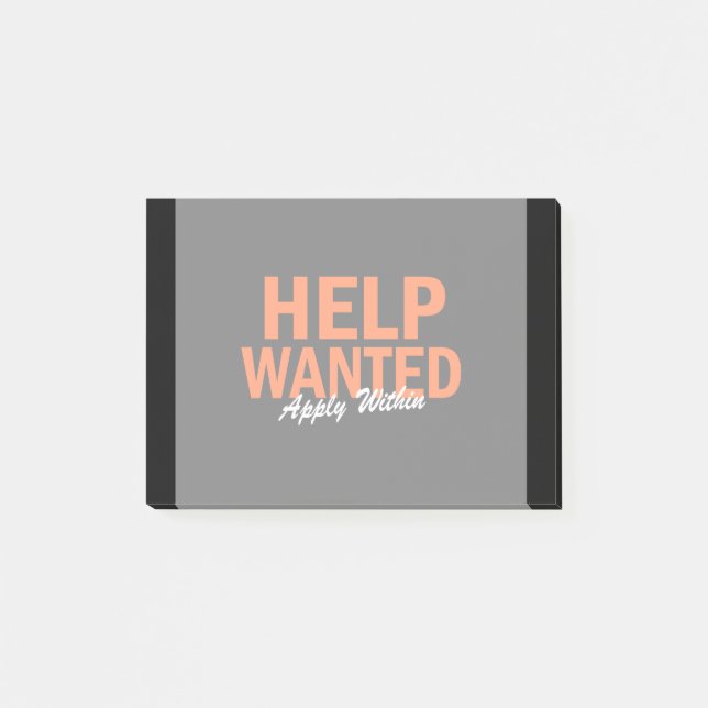Post-it® L'aide Recherchée s'appliquent en dedans (Devant)