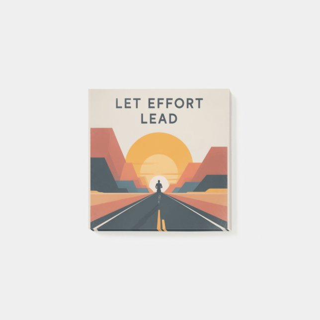 Post-it® Laissez l'effort mener (Devant)