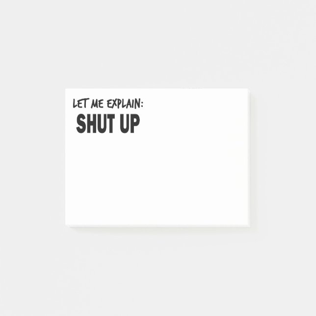 Post-it® Laissez-Moi Expliquer (Devant)