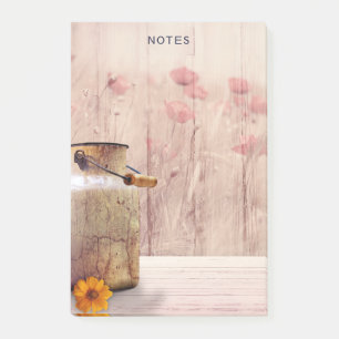 Post-it® Lait rustique peut style rustique sur bois