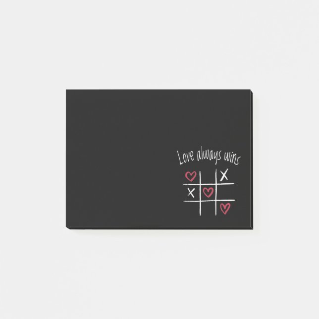 Post-it® L'amour gagne toujours (Devant)