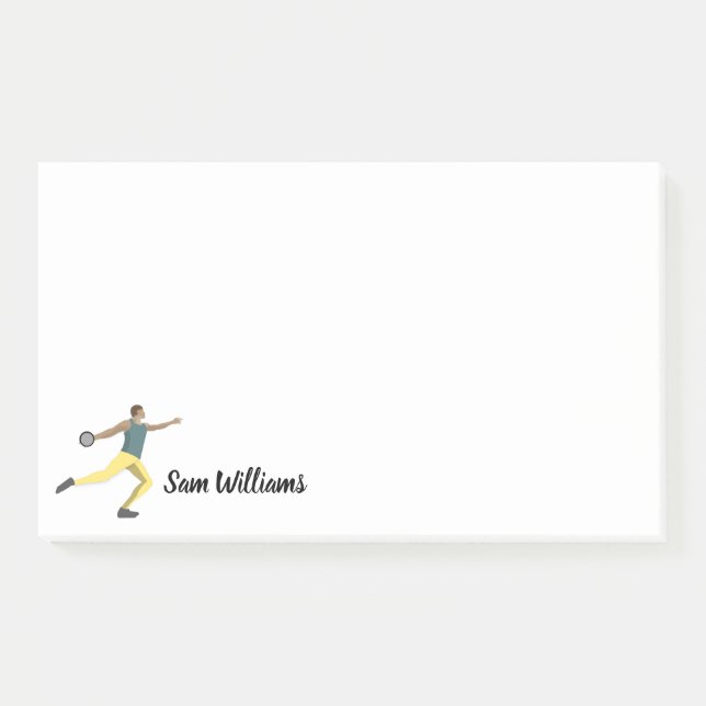 Post-it® Lancement de Discus (Devant)