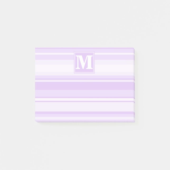 Post-it® Landes lilas monogrammes (Devant)