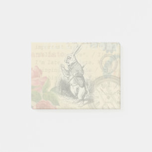 Post-it® Lapin Blanc Aventures d'Alice au Pays des Merveill