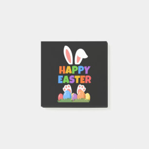 Post-it® Lapin de Pâques heureux