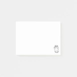 Post-it® Lapin Hipster Lapin Drôle Avec Lunettes Mignon Ani