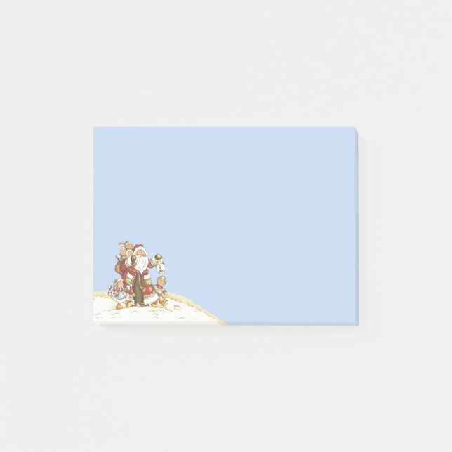 Post-it® L'art populaire mignon de Père Noël badine des (Devant)
