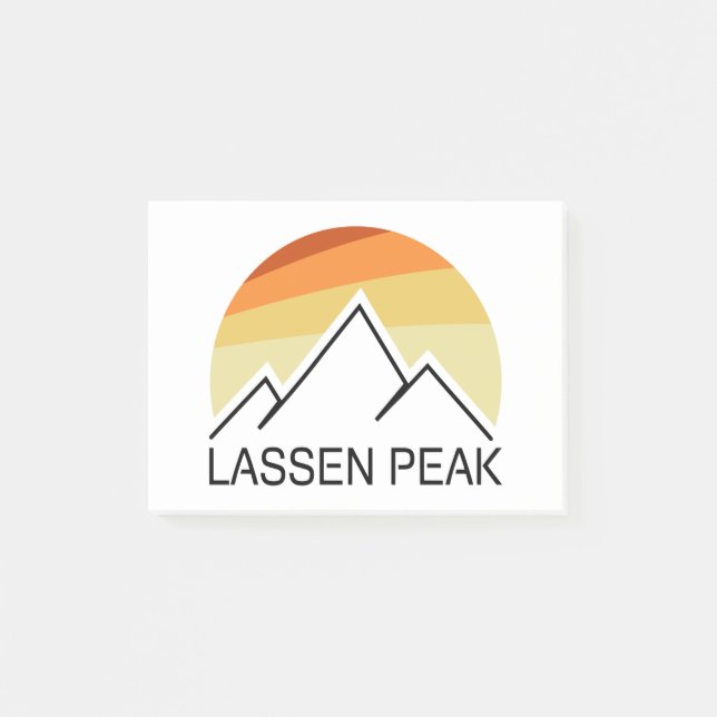 Post-it® Lassen Peak California Retro (Devant)