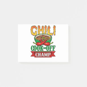 Post-it® Lauréat du concours Chili Cook Off Champ