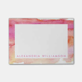 Post-it® Lavage rose et orange moderne