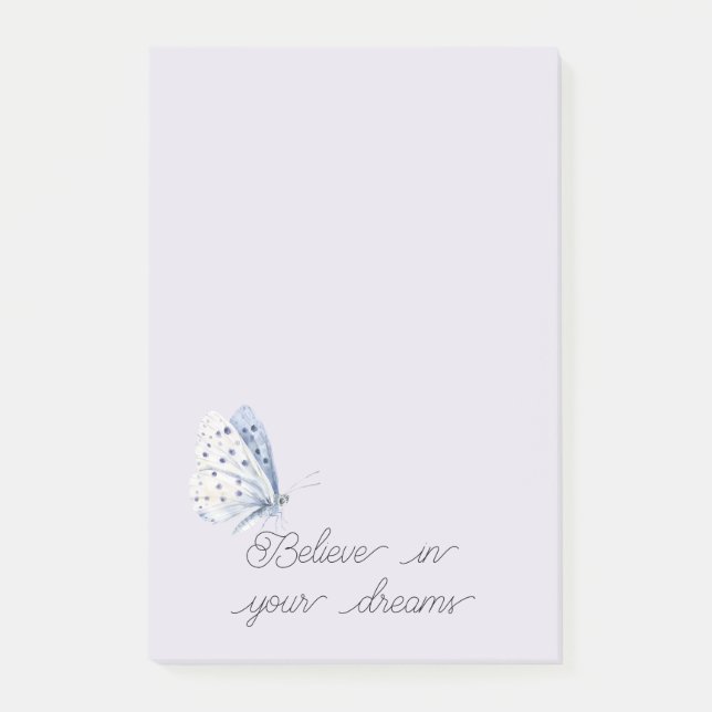 Post-it® Lavender Butterfly Dreams (Devant)
