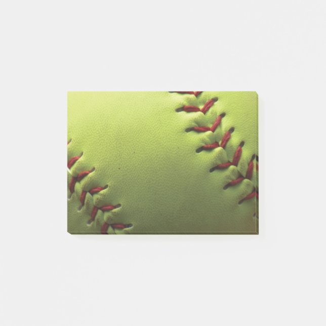 Post-it® Le base-ball jaune se fanent pour noircir (Devant)