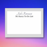 Le billet humoristique de Custom Retiree qu'il not