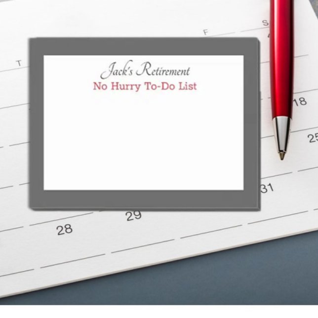 Post-it® Le billet humoristique de Custom Retiree qu'il not (Créateur téléchargé)