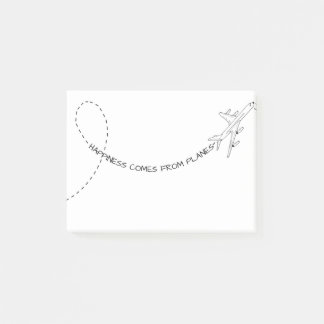 Post-it® Le Bonheur Provient Des Avions (2)