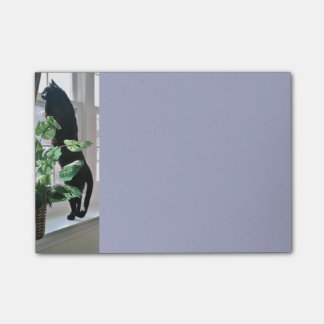 Post-it® Le chat dans le Courrier-it® de fenêtre note 4 x 3