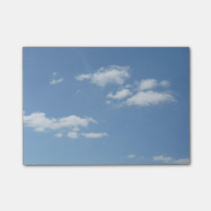 Post-it® Le ciel bleu avec le blanc opacifie des notes de