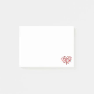 Post-it® Le Coeur Rouge