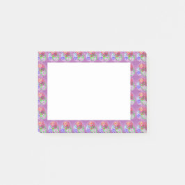 Post-it® Le Courrier-it® note 4" x 6" art par joshi de