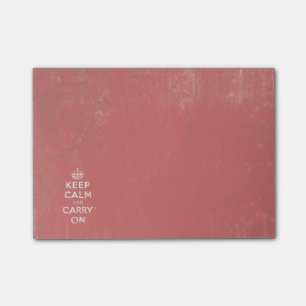 Post-it® Le cru gardent le calme et continuent