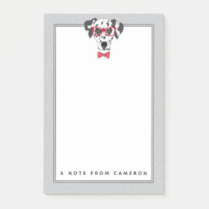 Post-it® Le Dalmate à la mode   ajoutent votre nom