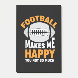 Post-it® Le Football Américain Me Rend Heureux