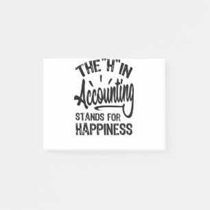 Post-it® Le H Dans La Comptabilité Est La Condition Du Bon