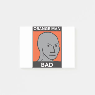 Post-it® Le mauvais orange d'homme