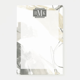 Post-it® Le monogramme   ajoutent votre élan   monochrome