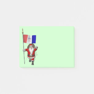 Post-it® Le Père Noël Avec L'Ensigne De Cleveland