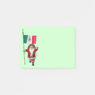 Post-it® Le Père Noël Avec L'Ensigne Du Mexique