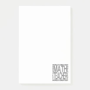Post-it® Le plus grand professeur de maths des mondes
