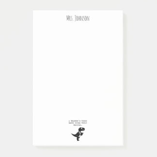 Post-it® Le toucher de l'enseignant rend les mots vraiment