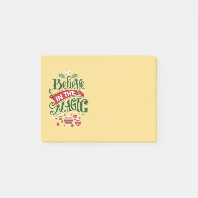 Post-it® Le Typographe du Magic Christmas (Devant)