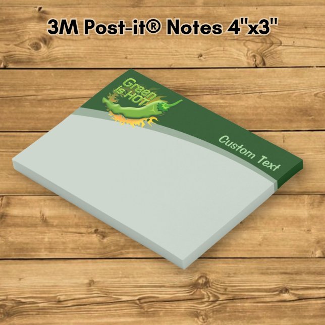 Post-it® Le vert est CHAUD (Créateur téléchargé)
