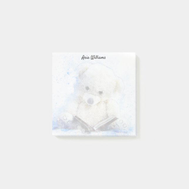 Post-it® Lecture Teddy Bear (Devant)