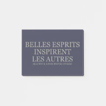 Les beaux esprits inspirent d'autres - lumière