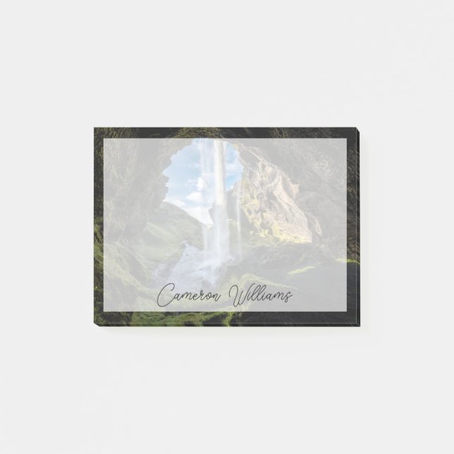 Post-it® Les cascades | Cascade islandaise (Devant)