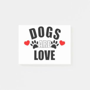 Post-it® Les chiens sont amoureux