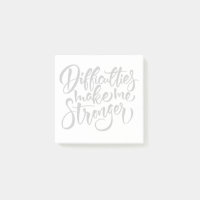 Les difficultés me rendent plus fort