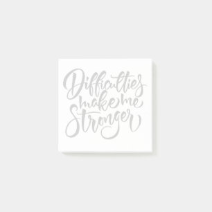 Post-it® Les difficultés me rendent plus fort