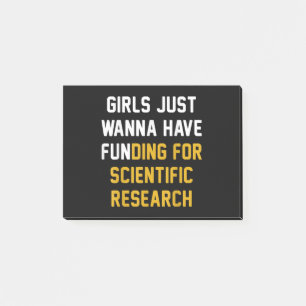 Post-it® Les Filles Voulaient Juste Avoir Un Financement Po