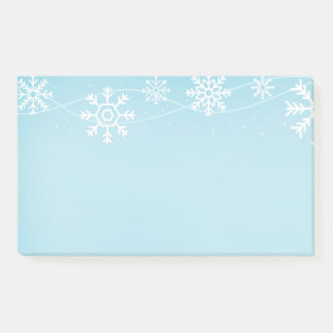 Post-it® Les flocons de neige post-notes-vacances