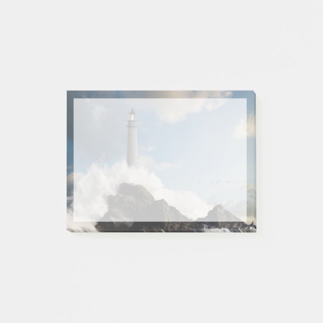 Post-it® Les phares | Phare Avec Vagues De Crise (Devant)